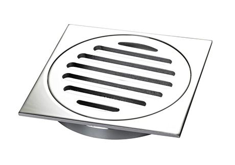 Floor Waste Square 100Mm Chrome