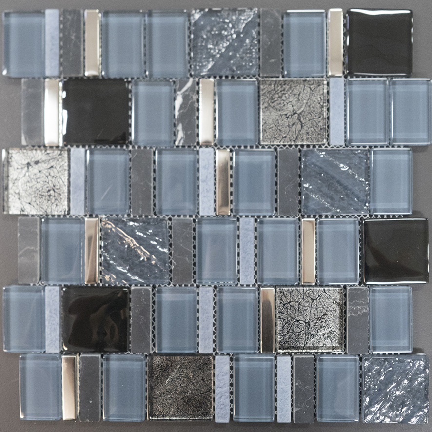 Black/Stainless Mosaic